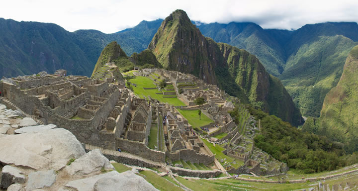 Machu Picchu montaña y Huayna Picchu