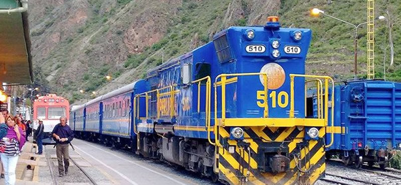 Trenes a Machu Picchu parten de Ollantaytambo durante la temporada de lluvias 2019
